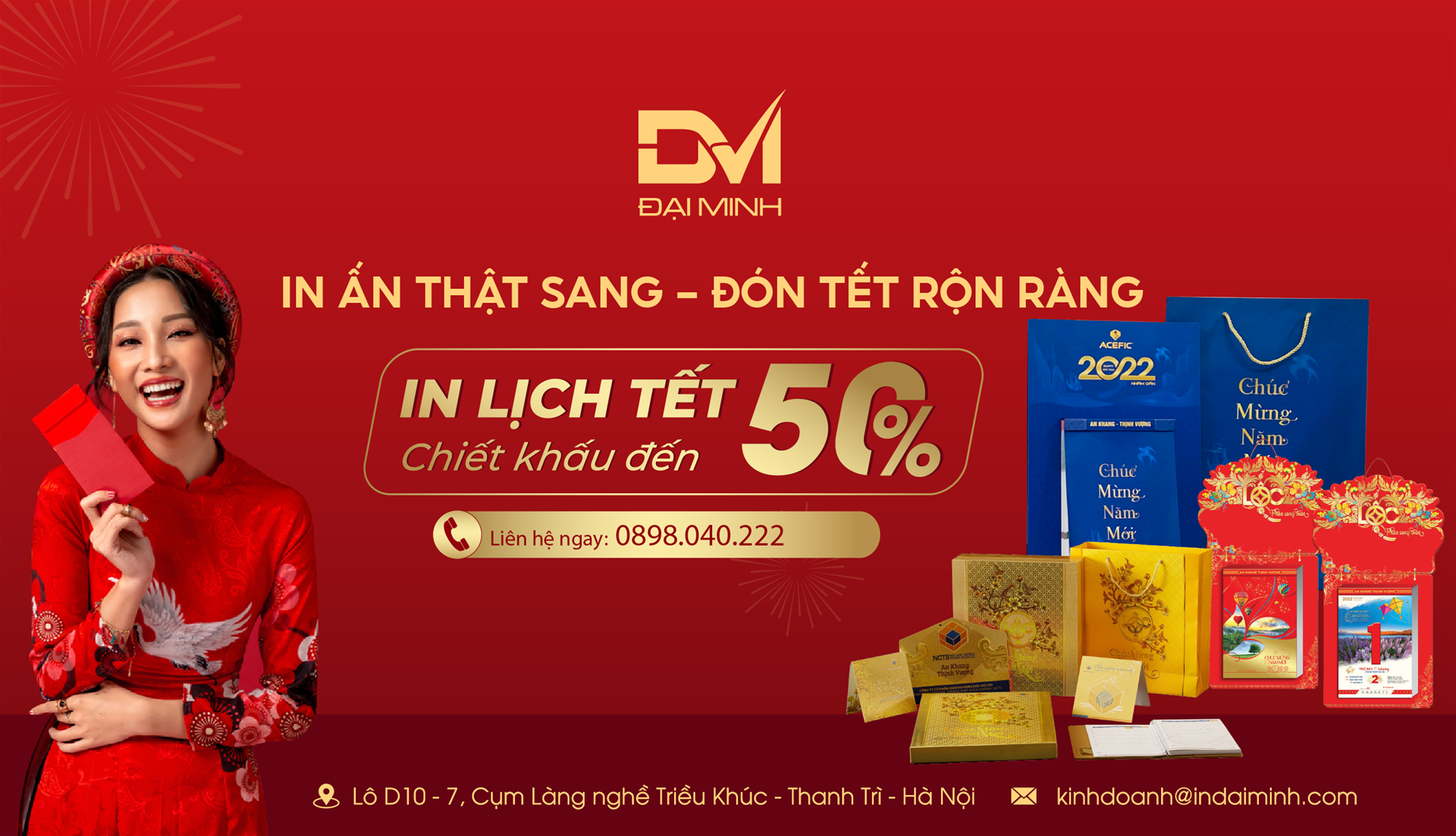 In Lịch Tết - Chiết khấu đến 50%